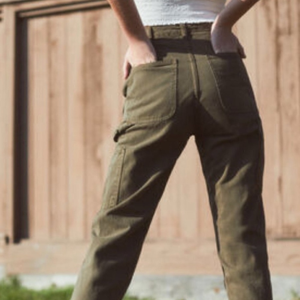 John Galt Ariana Painter Pants Olive Green